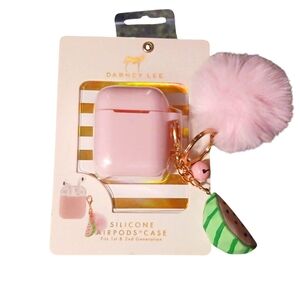 🩷🖤NWT 2-APPLE AIRPOD CASES🖤🩷